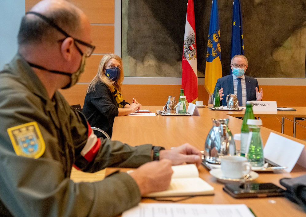 Lagebesprechung zur Teststrategie in NÖ