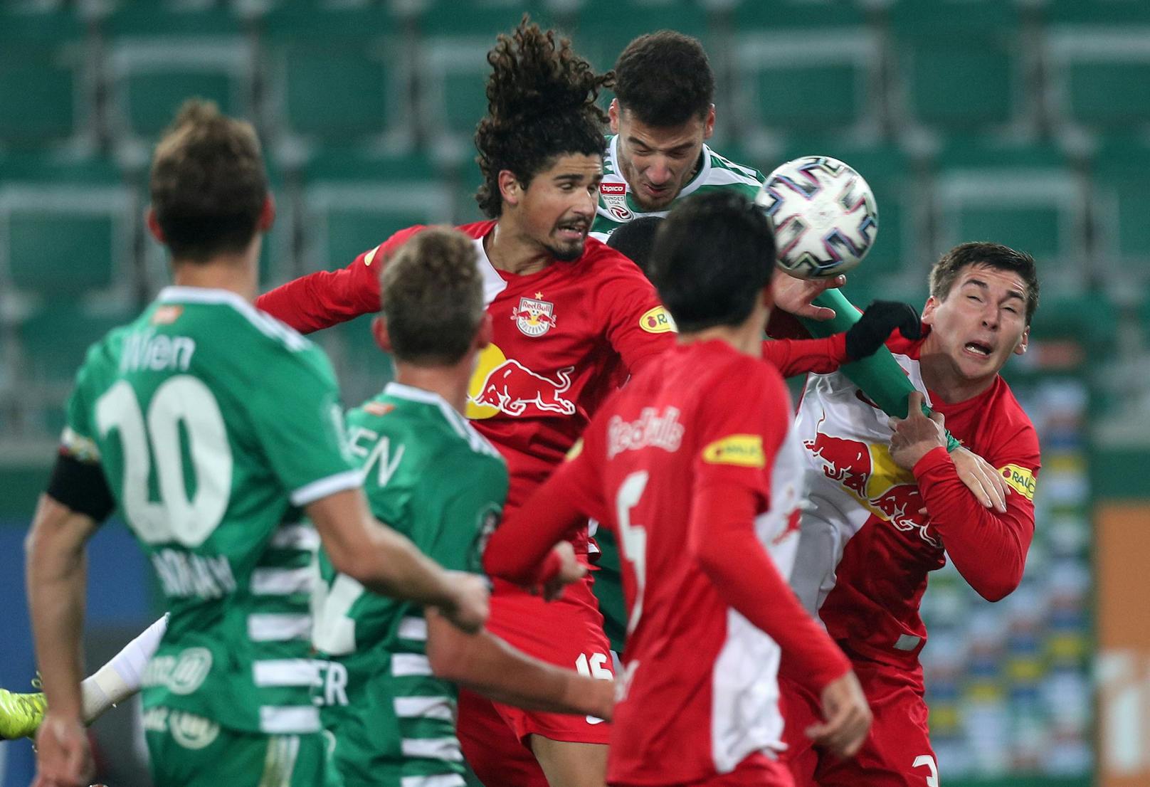 Rapid blieb in der Liga ungeschlagen - gegen Serienmeister Salzburg erkämpften die Grün-Weißen ein 1:1.