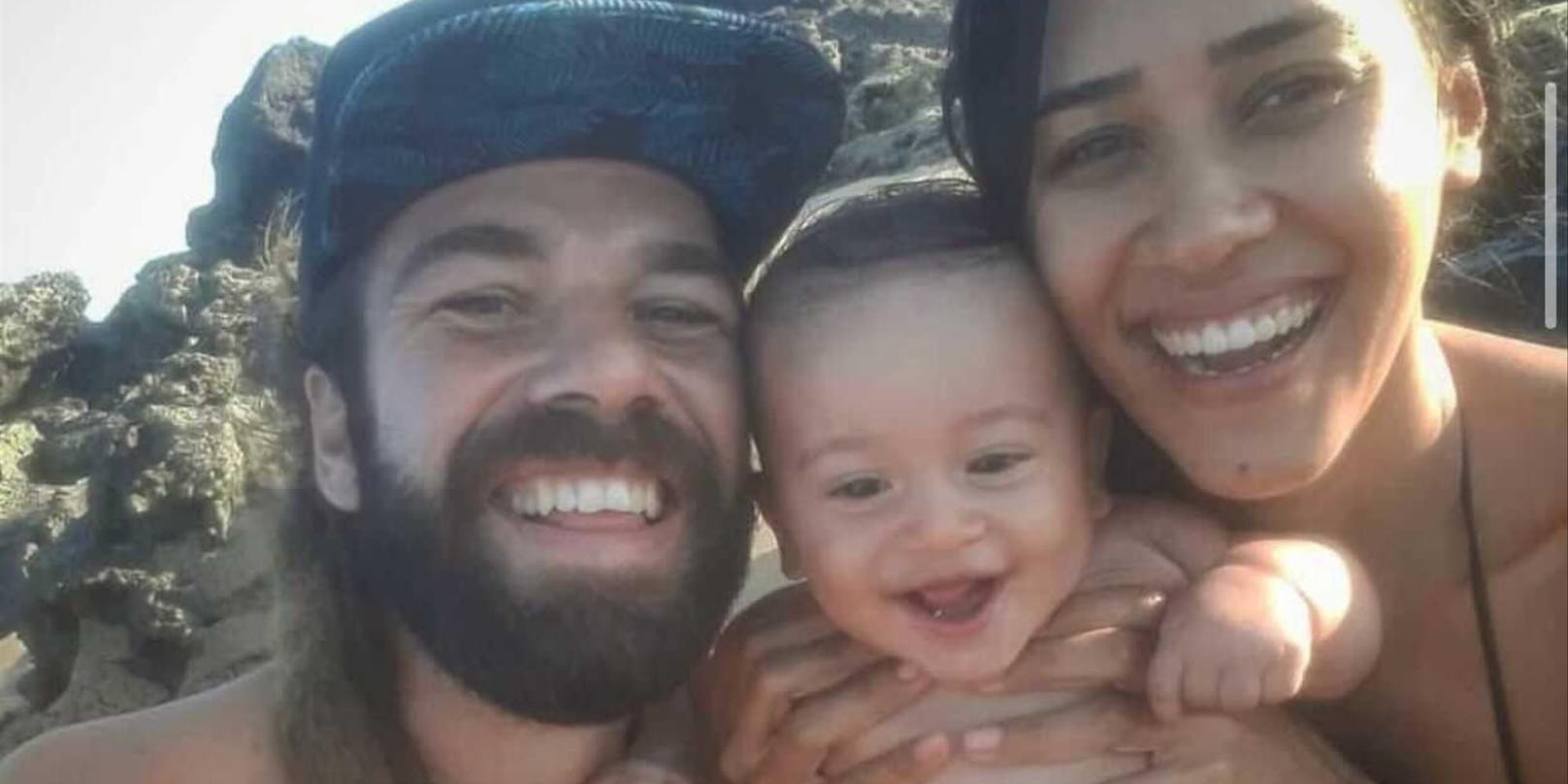 Eine dreiköpfige Familie wurde in Brasilien von der Frontseite einer Klippe erschlagen.