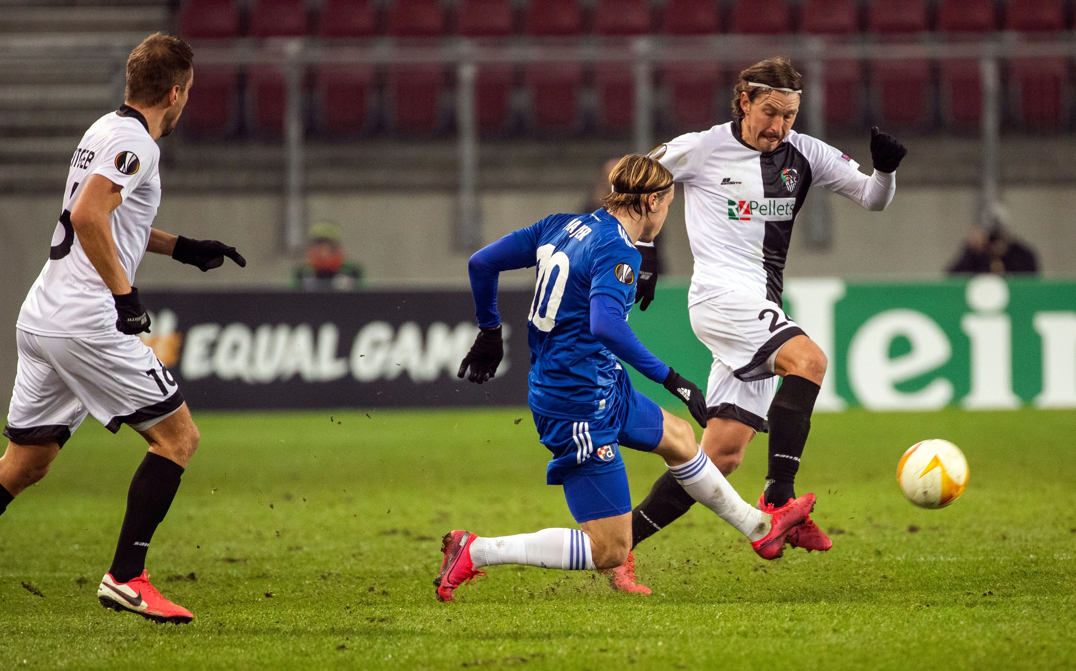 Zagreb ringt den WAC in Klagenfurt nieder.