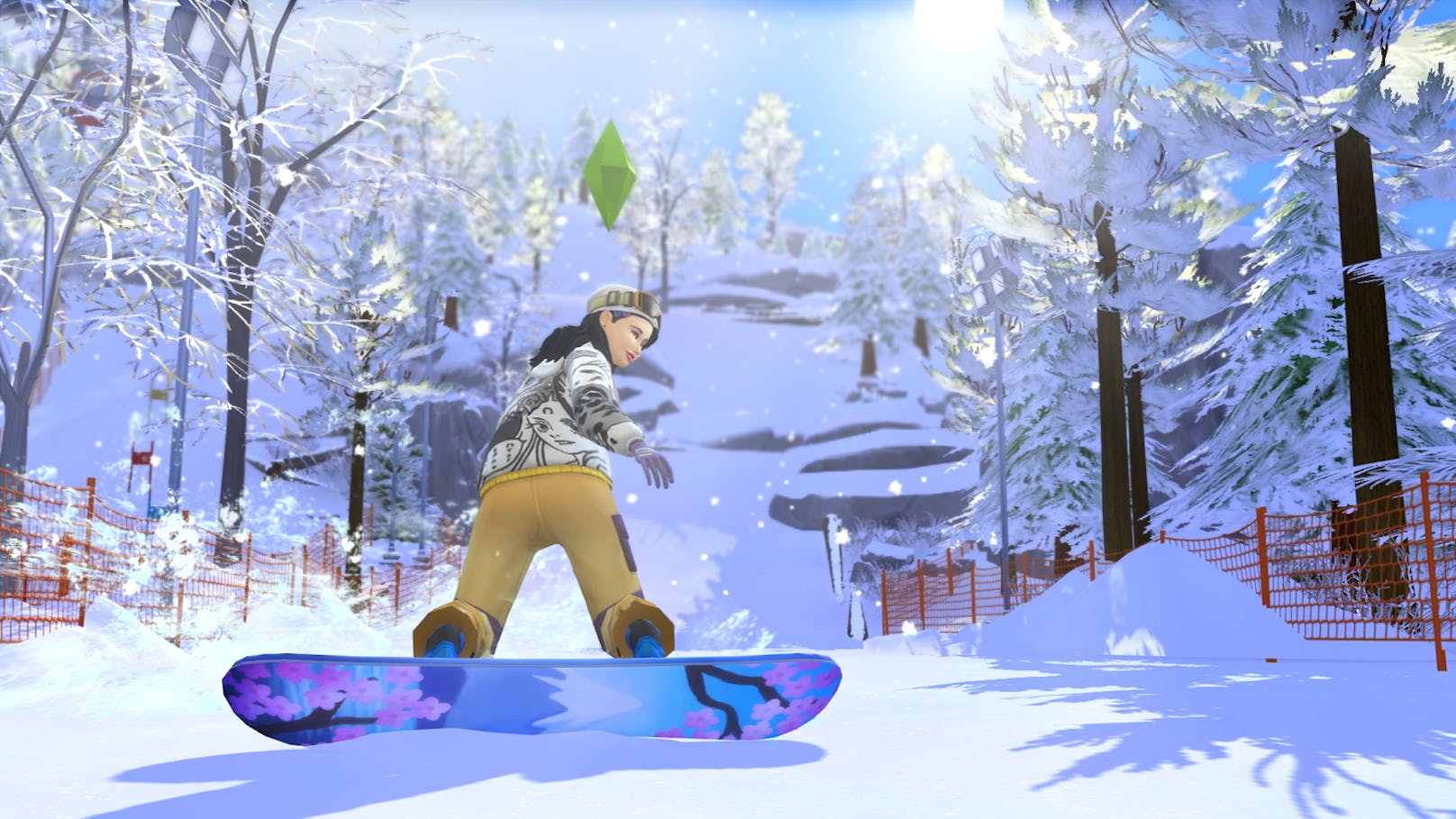Sims können nun Skifahren.