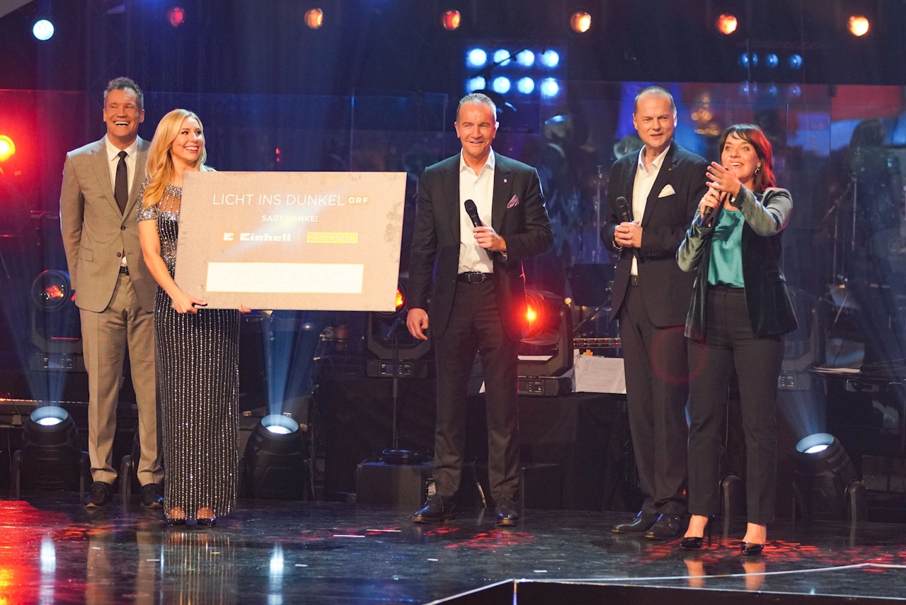 Heute.at - Anonymer spendet live in ORF-Show 1 Million Euro