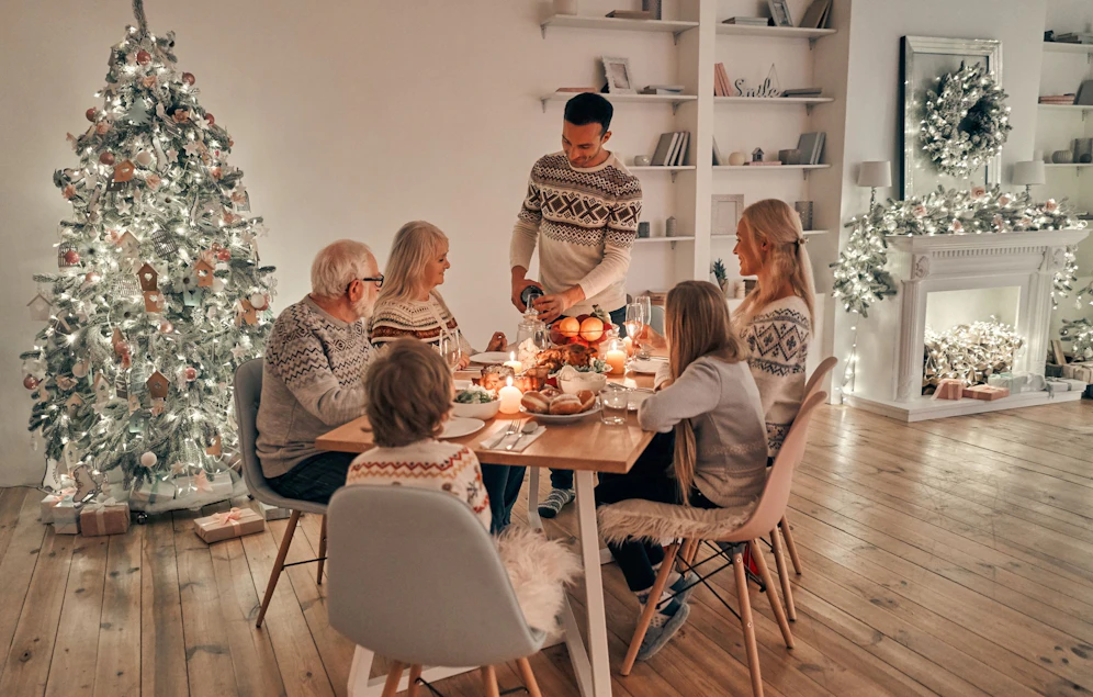 Es gibt drei mögliche Szenarien, die die Folge von Weihnachtsfeiern sein können. 