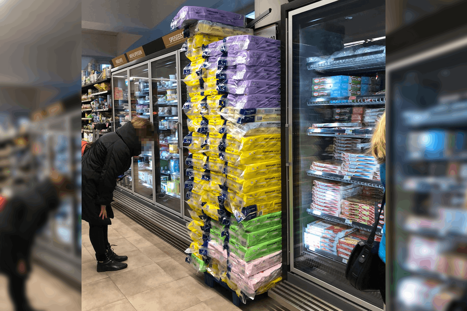 Dieser Supermarkt hat für den zweiten Lockdown vorgesorgt