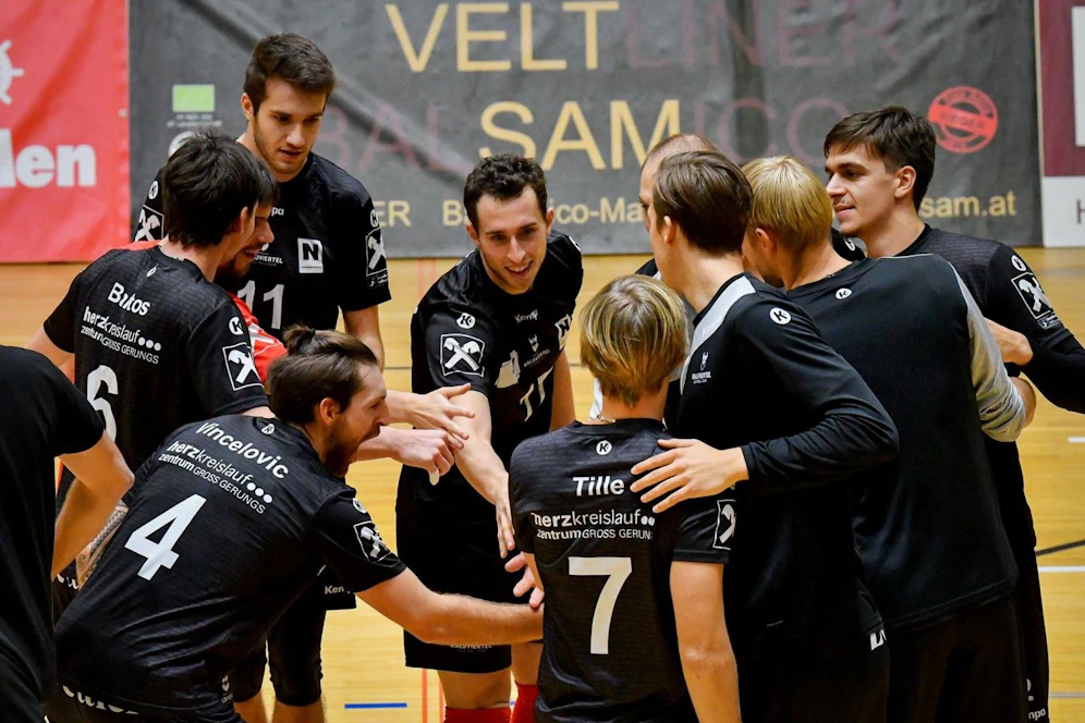 Die Volleyballer aus dem Waldviertel im Einsatz.