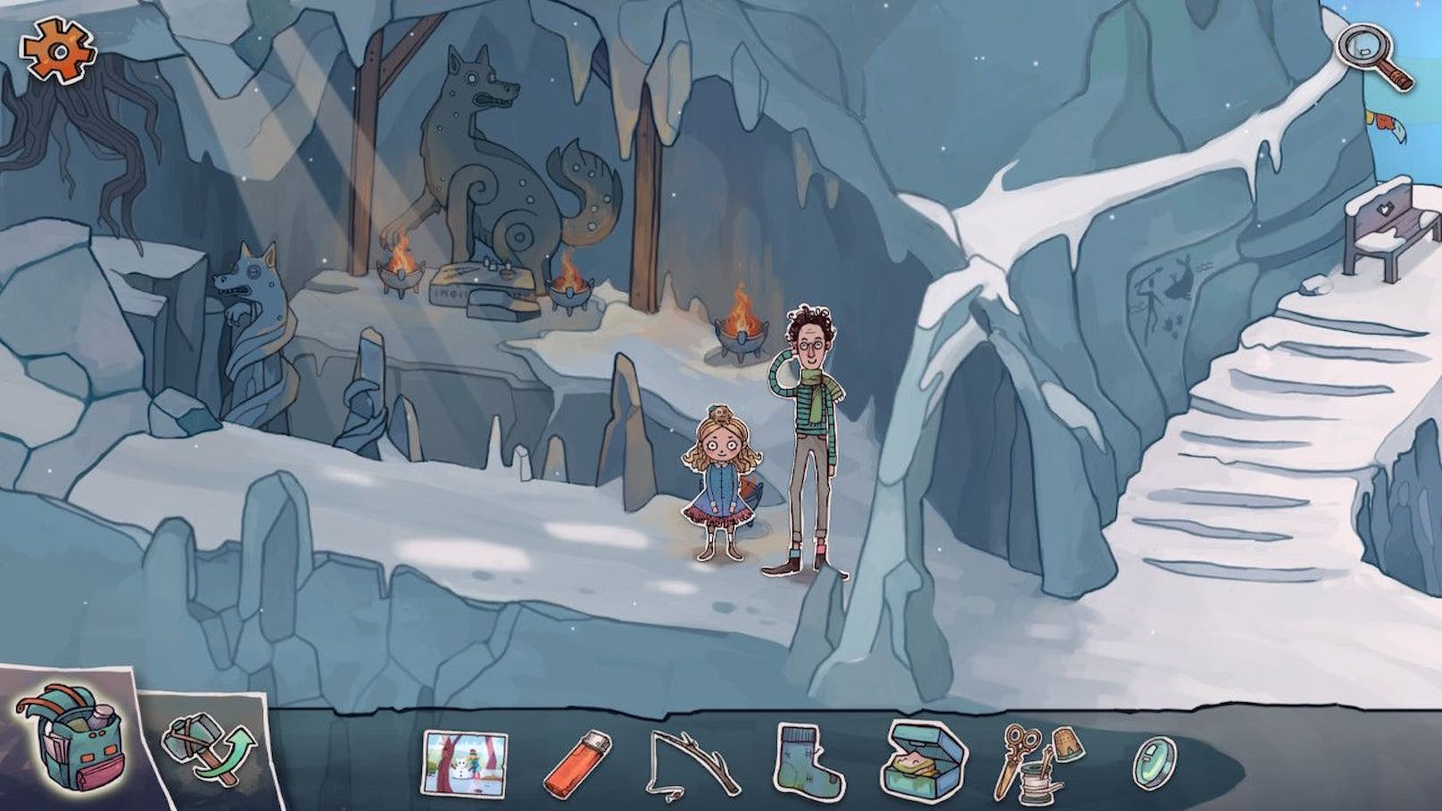 "Nordlicht" ist ein wunderschönes Spiel über Wagemut, Freundschaft und Familienzusammenhalt, das mit seiner handgezeichneten Grafik direkt einem Märchenbuch entsprungen sein könnte.