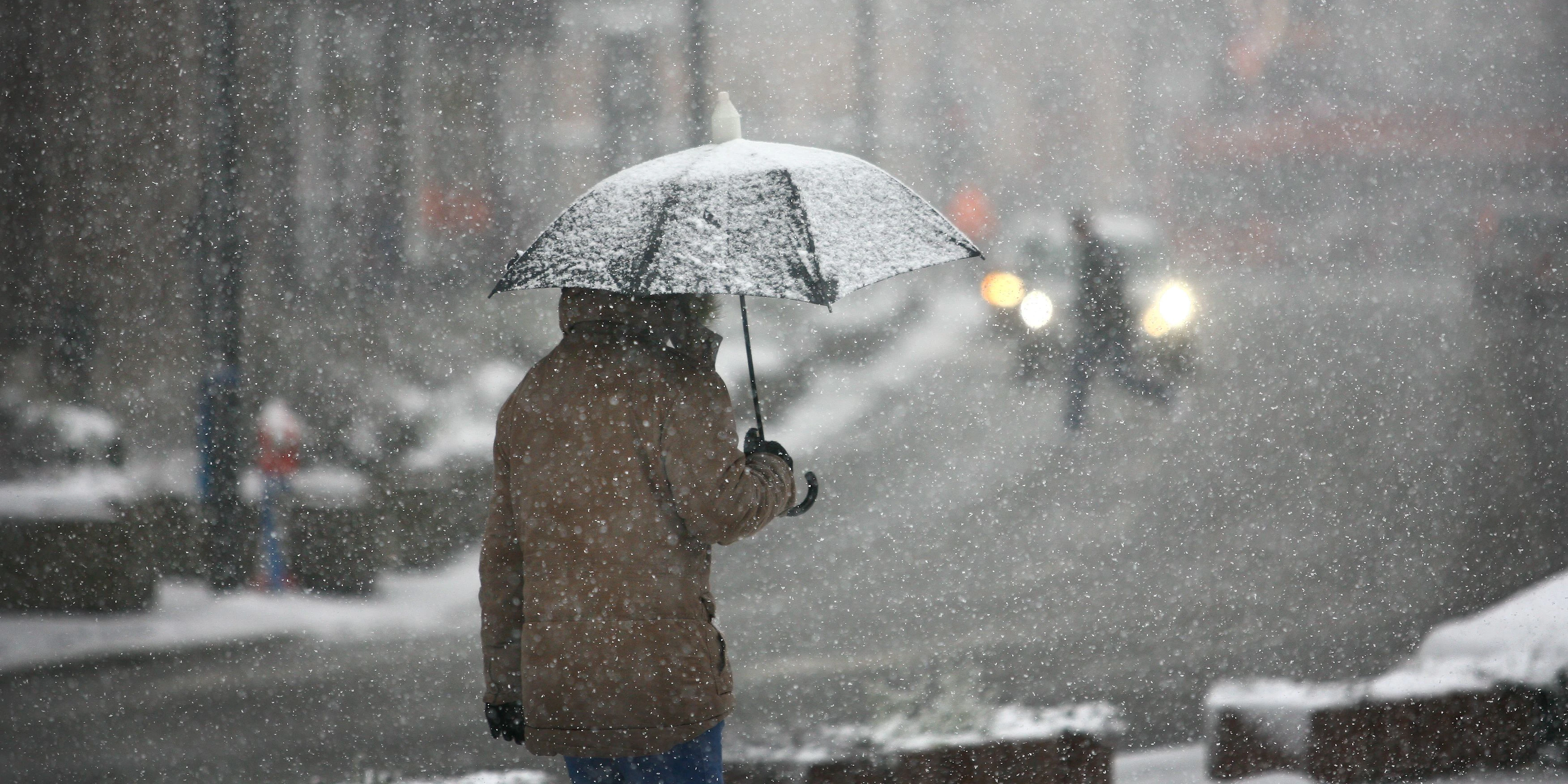 Schnee Schneeregen