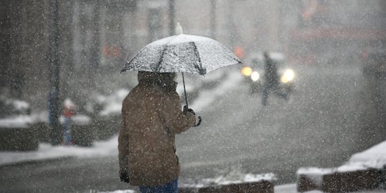 Tief "Tanja" bringt Schnee und Schneeregen zum Wochenstart