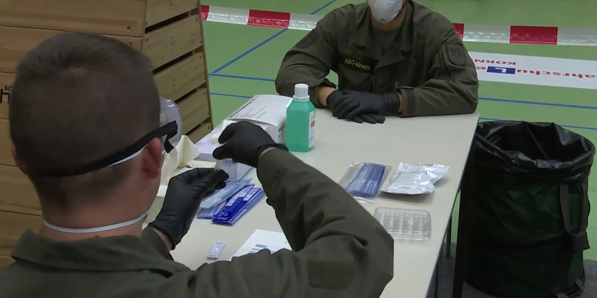 Das Bundesheer unterstützt bei der Durchführung der Massentests.