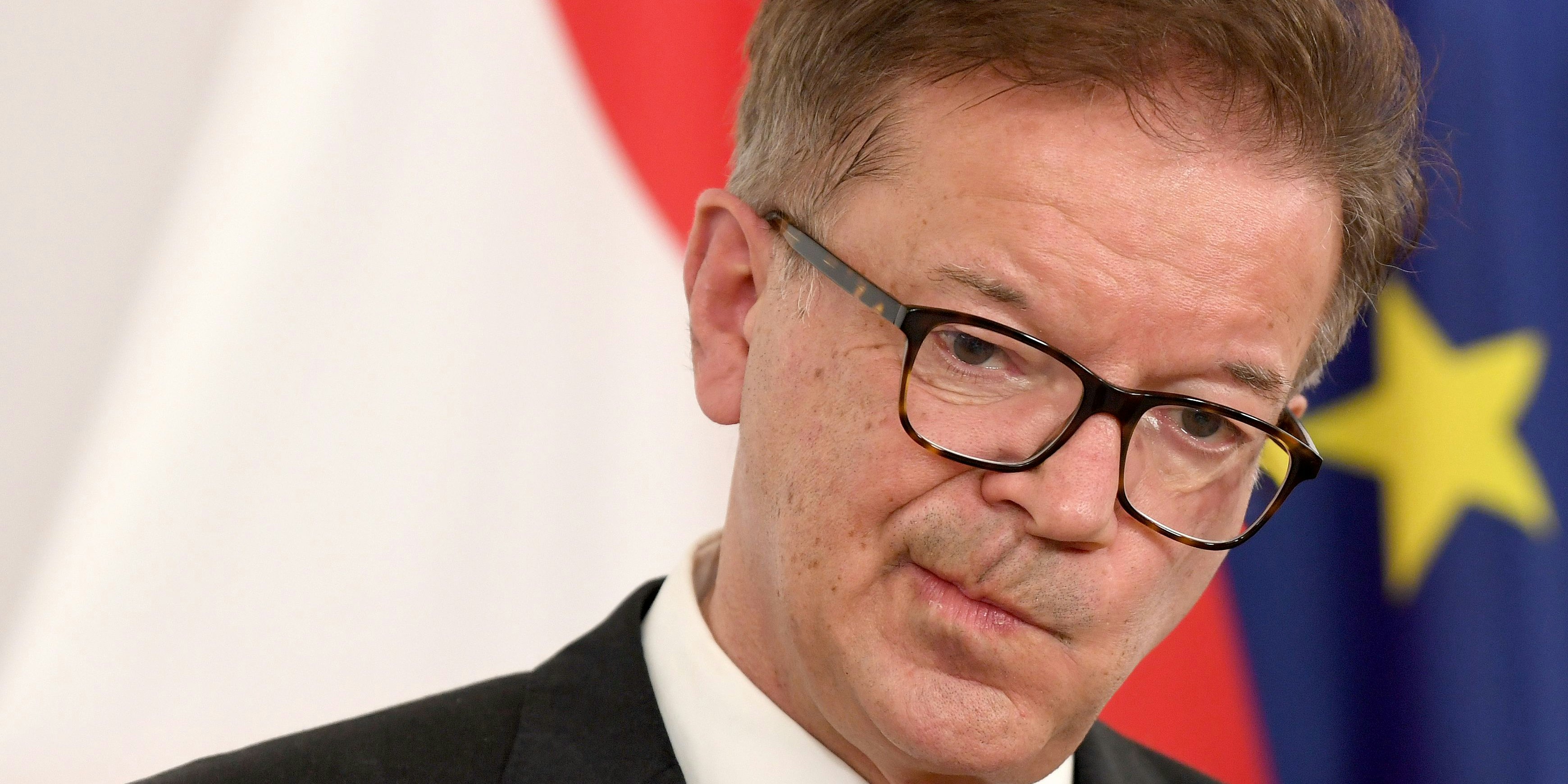 Gesundheitsminister Rudolf Anschober (G) während des Pressefoyers nach einer Sitzung des Ministerrates am 25. November 2020