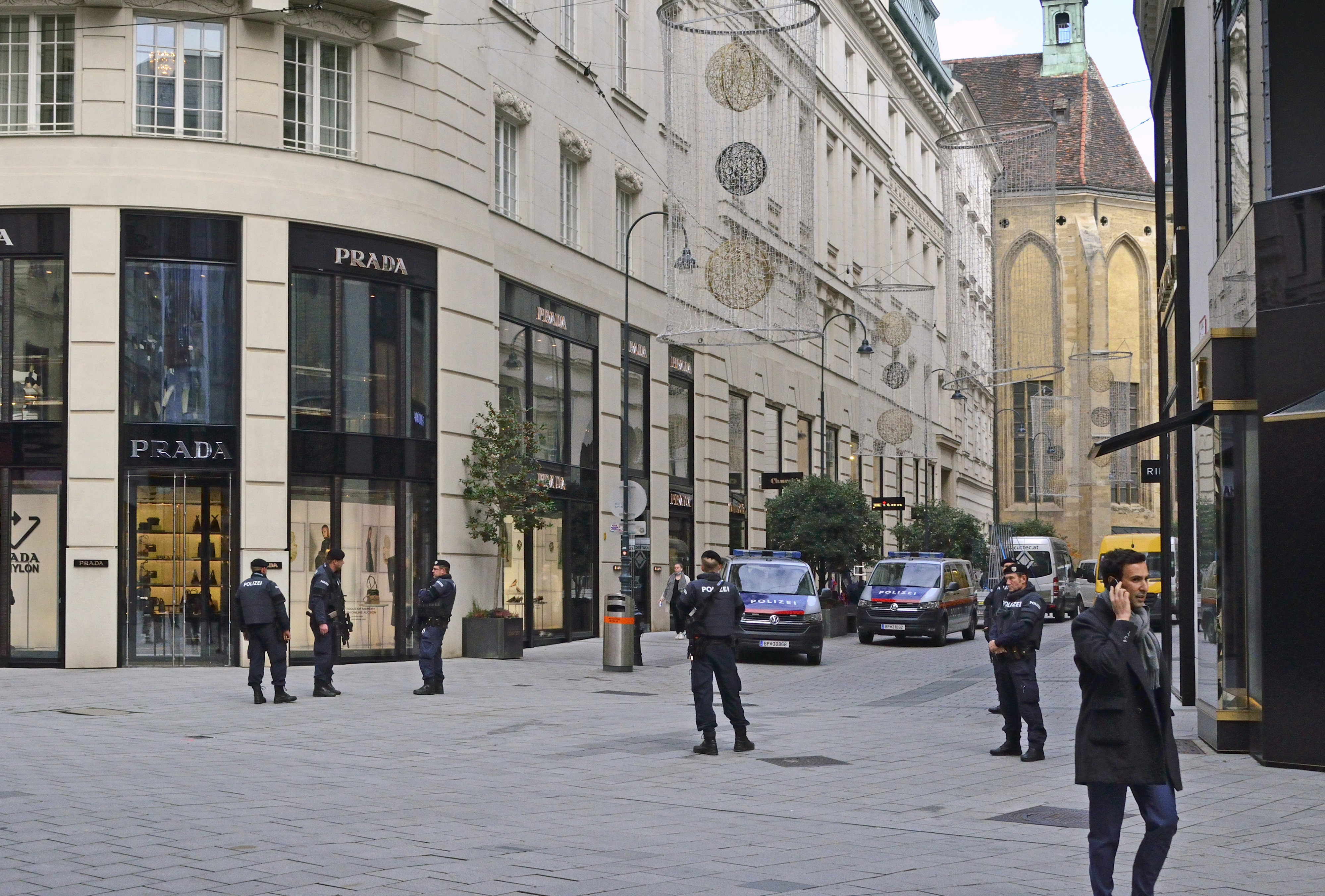 Erhöhte Polizeipräsenz im ersten Bezirk