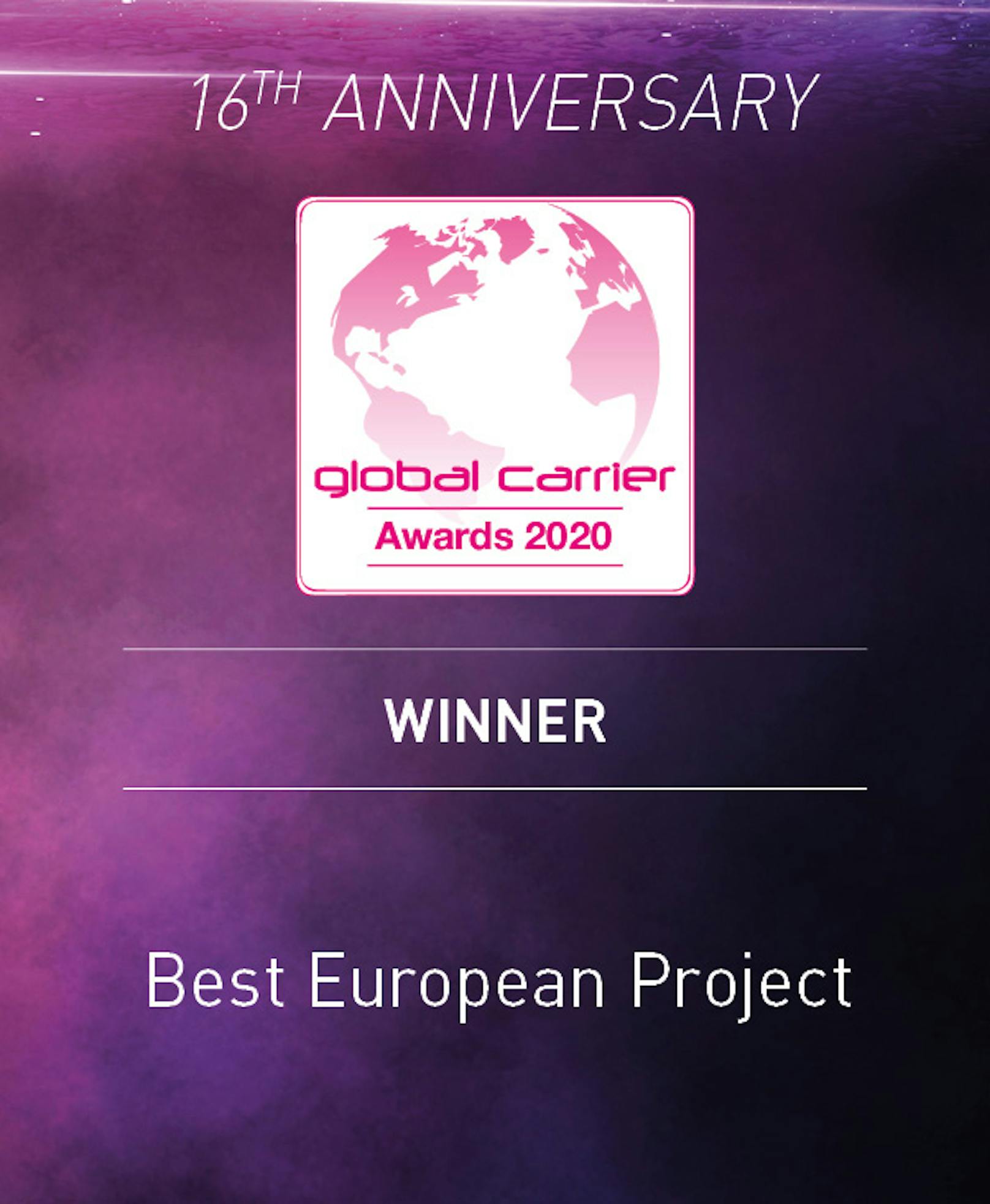 "Dark Fiber“ bekam "Global Carrier Award 2020".