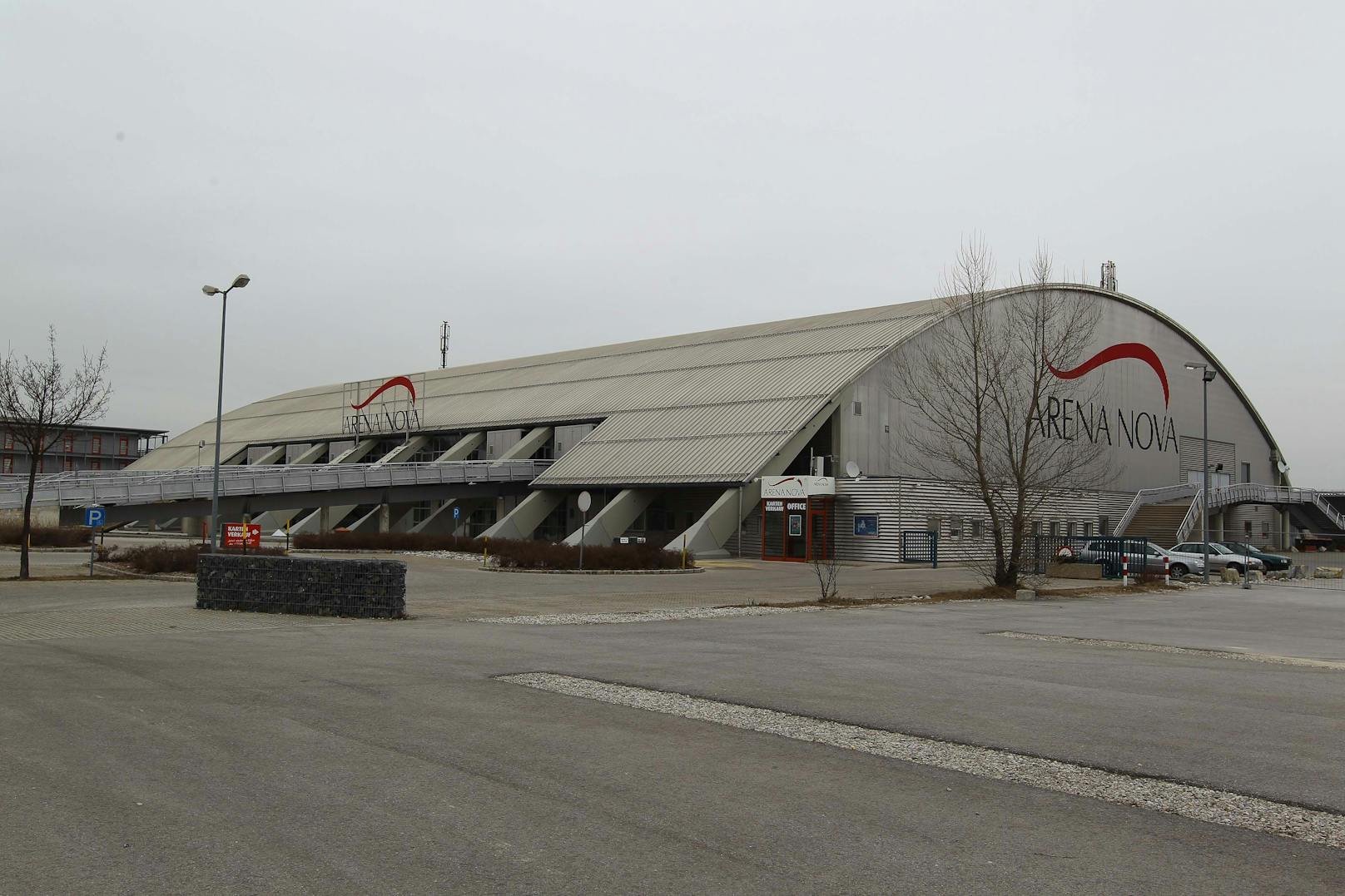 Die Arena Nova in Wr. Neustadt bleibt als Teststation bestehen.