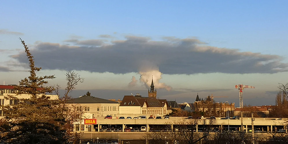 Diese Wolke jagte einem Leserreporter einen gehörigen Schreck ein