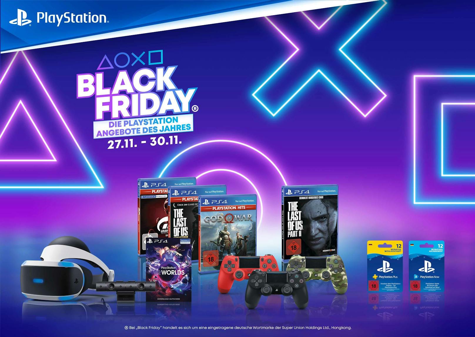Tolle Sonderangebote von PlayStation während des Black Friday.