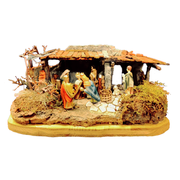 Weihnachtskrippen gibt es in drei Größen. 