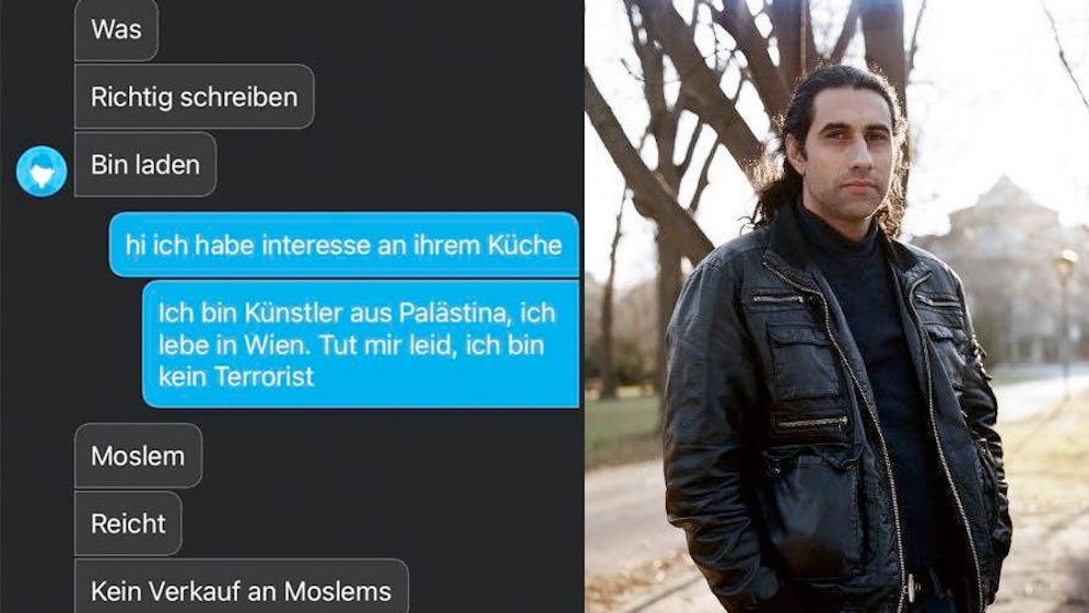 Der Künstler Osama Zatar berichtet auf Facebook über den Zwischenfall.