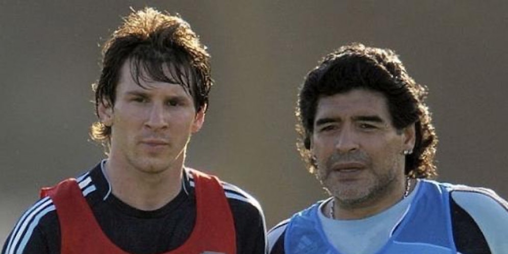 Lionel Messi, Diego Maradona