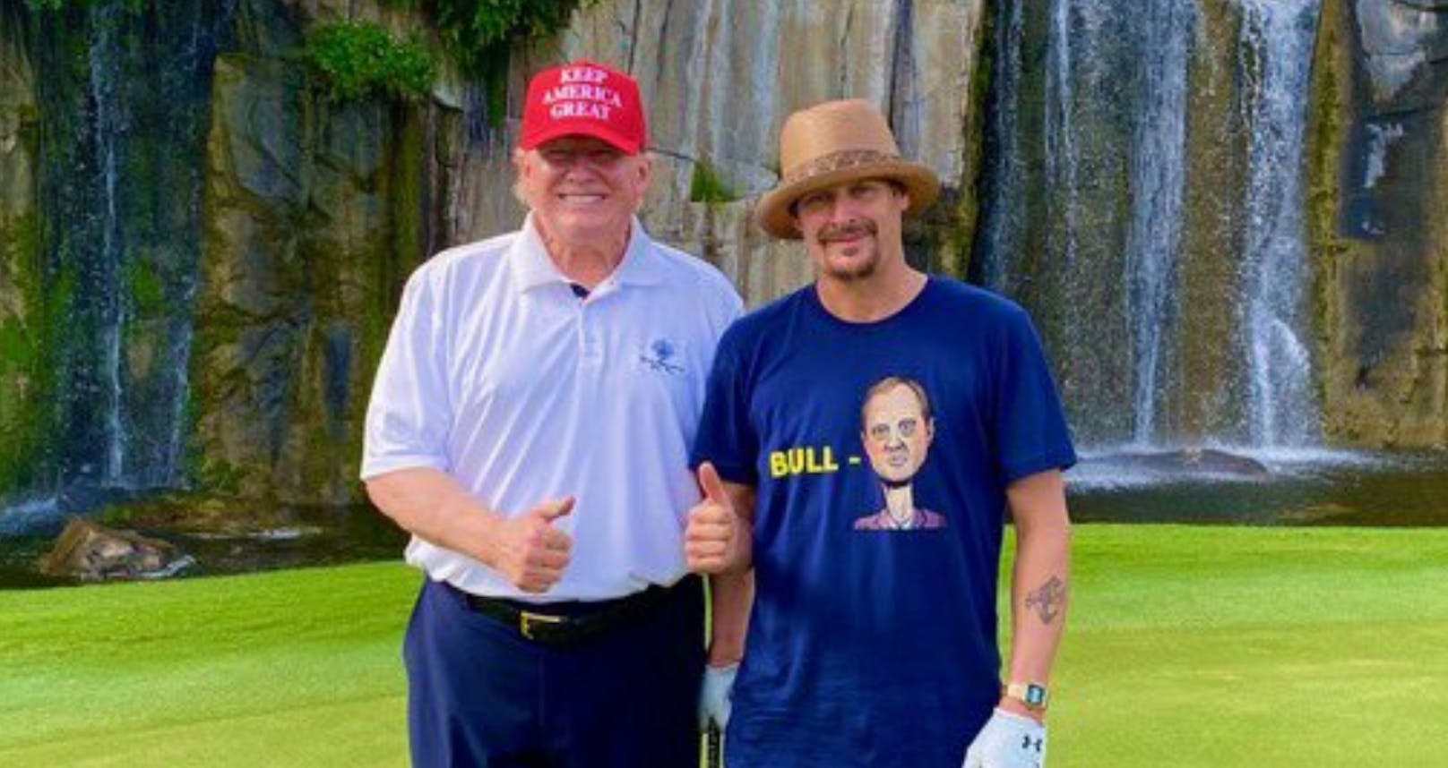 Kid Rock mit US-Präsident Donald Trump.