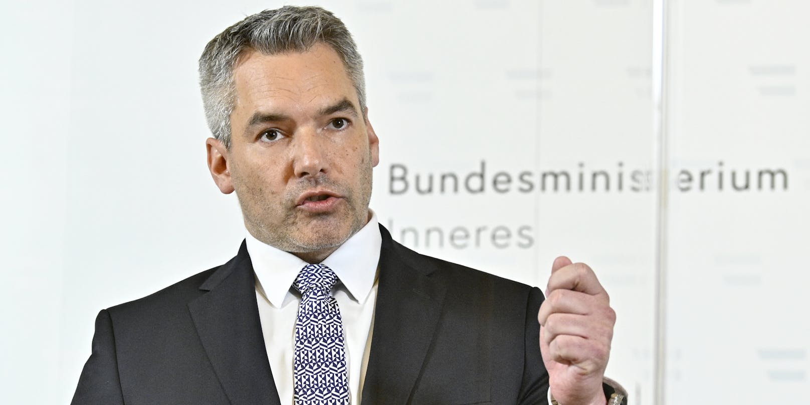 Innenminister Karl Nehammer (VP)