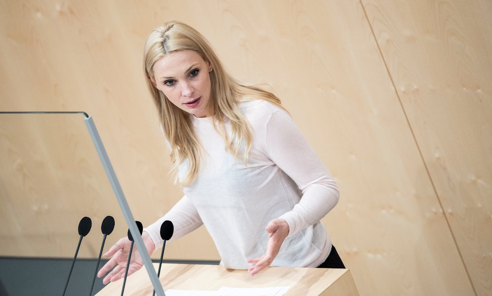 Philippa Strache zitierte im Hohen Haus den 