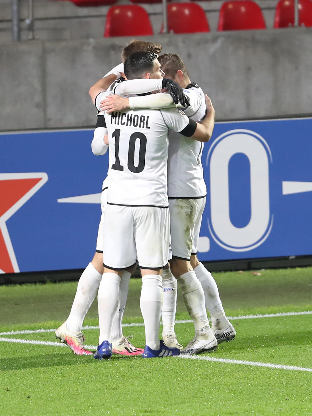Der LASK jubelt in Antwerpen