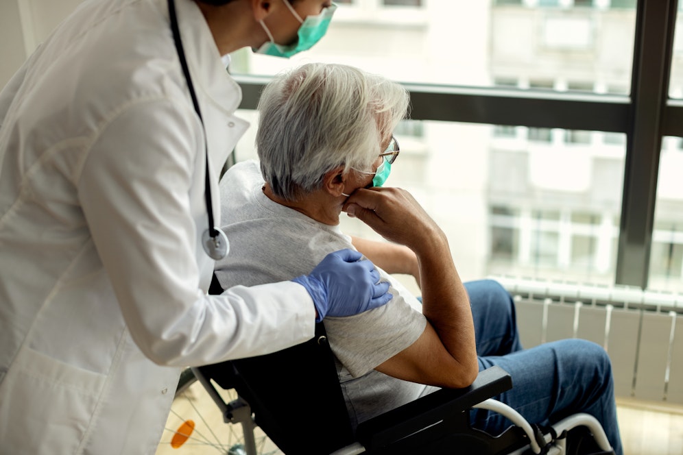 Die Besuchszeiten sind derzeit streng. (Symbolbild)