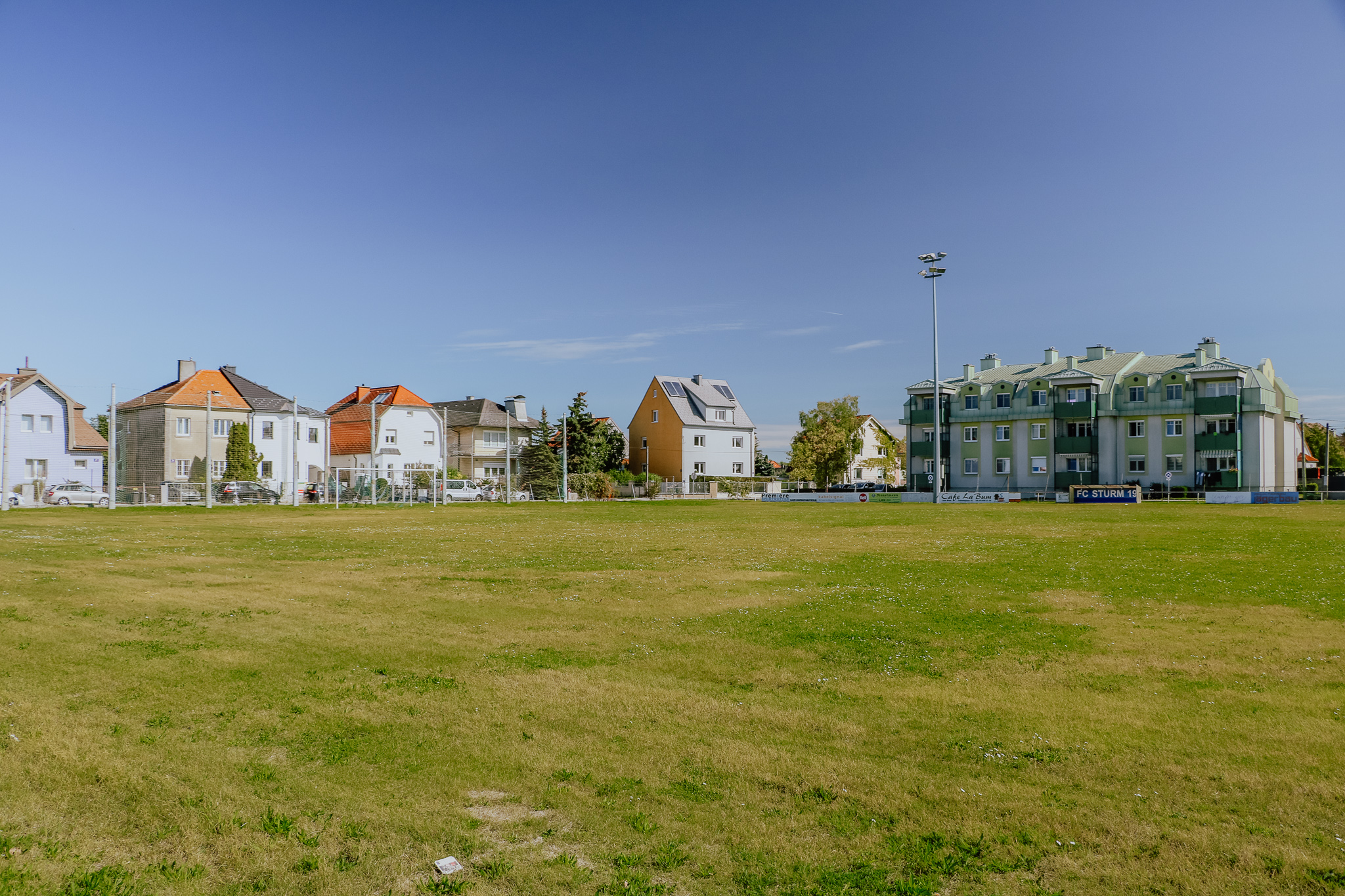 Noch ist das Areal ein Fußballplatz.