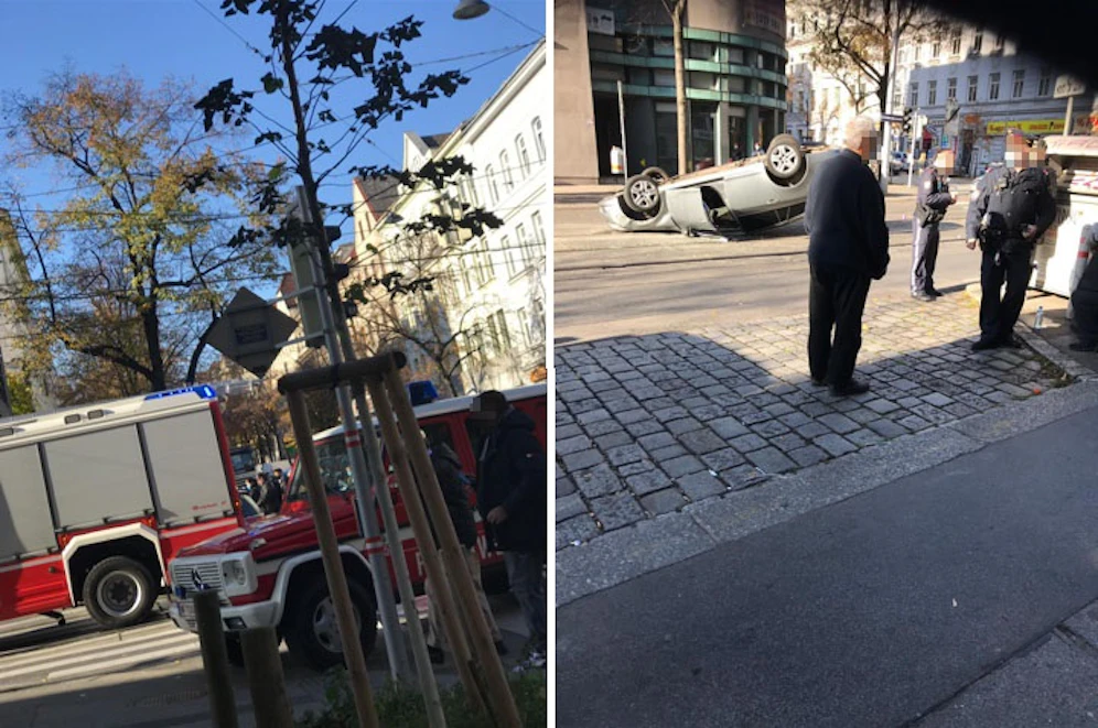 Der Mann wurde ins Krankenhaus gebracht.