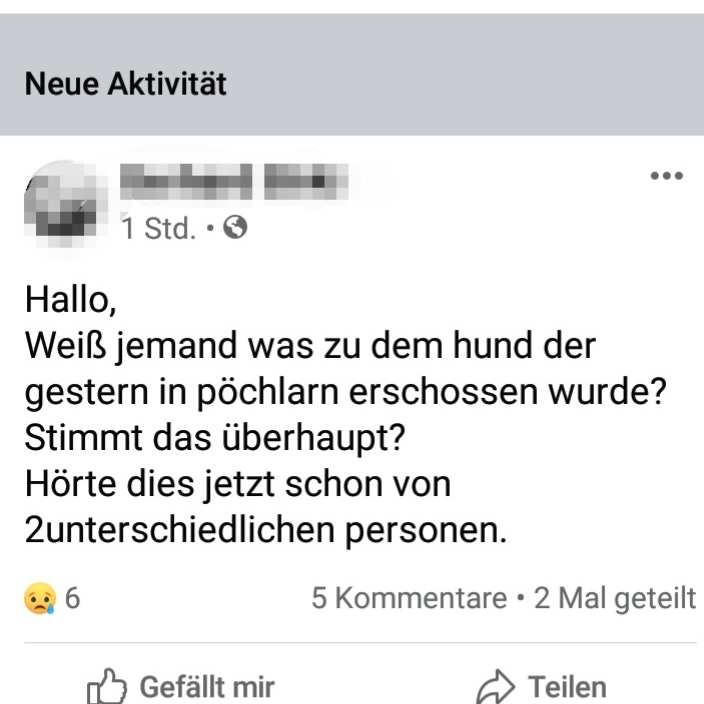 Dieses Fb-Posting kursierte im Netz. 