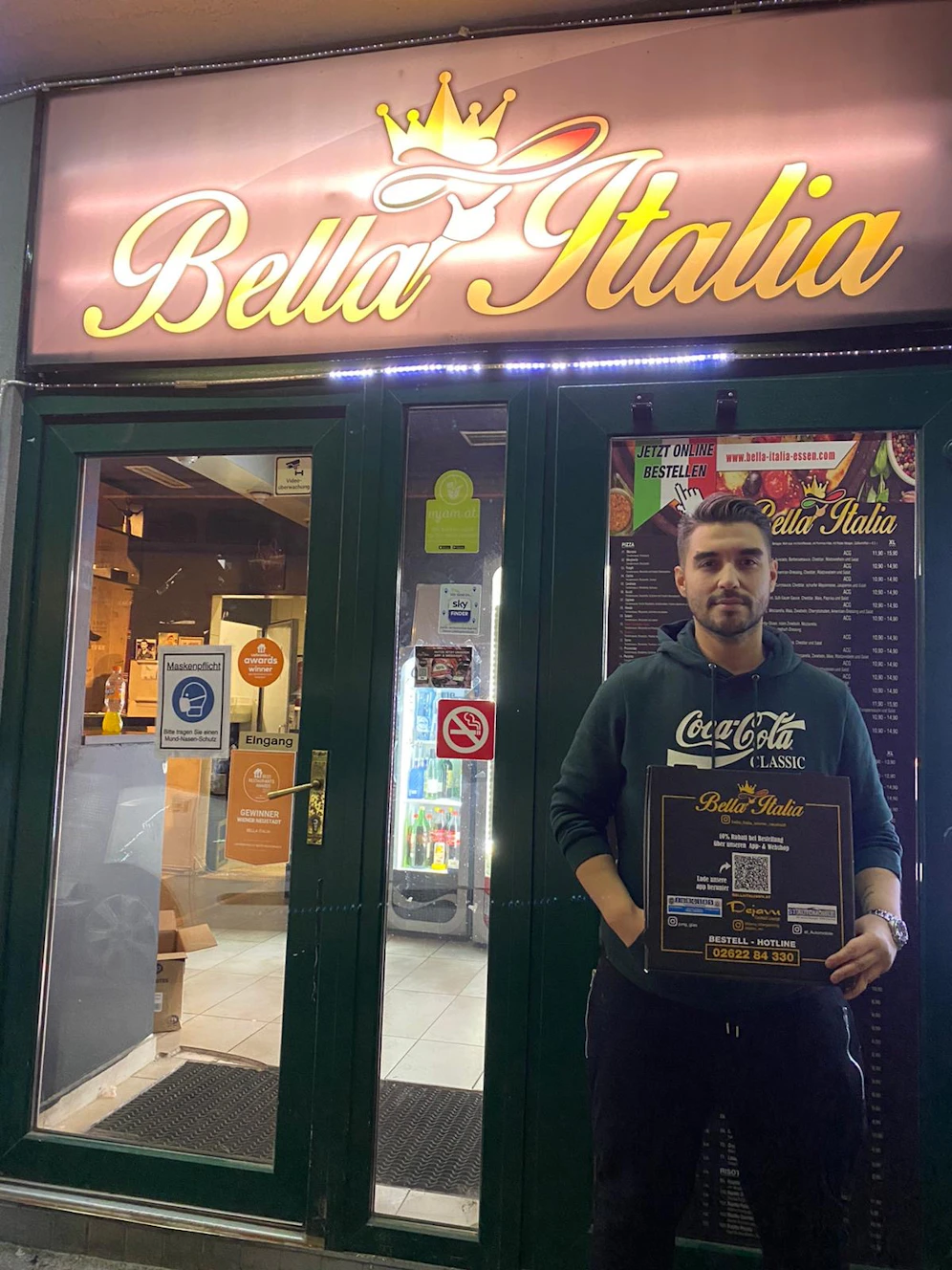 Lokal-Chef Pako Erbes versteht Pizza-Causa nicht