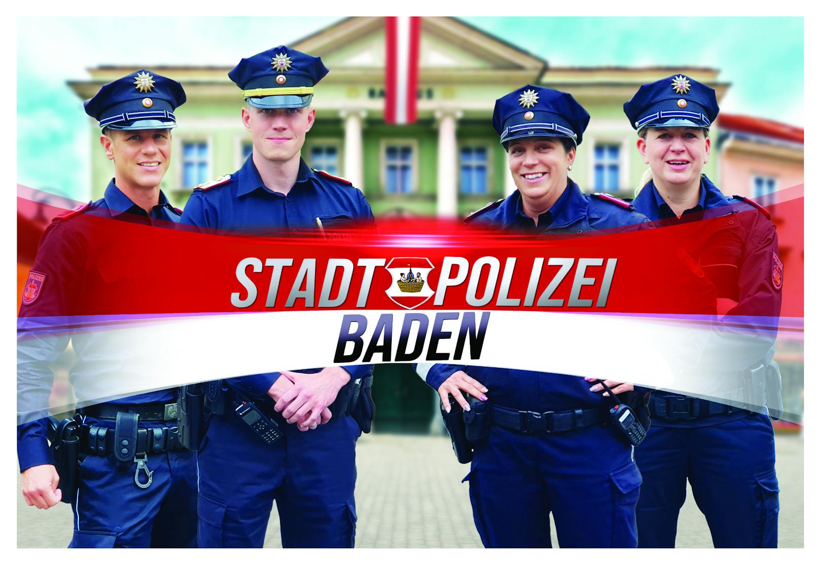 "Stadtpolizei Baden" begleitet engagierte Polizei-Duos bei ihren abwechslungsreichen Einsätzen.<br>