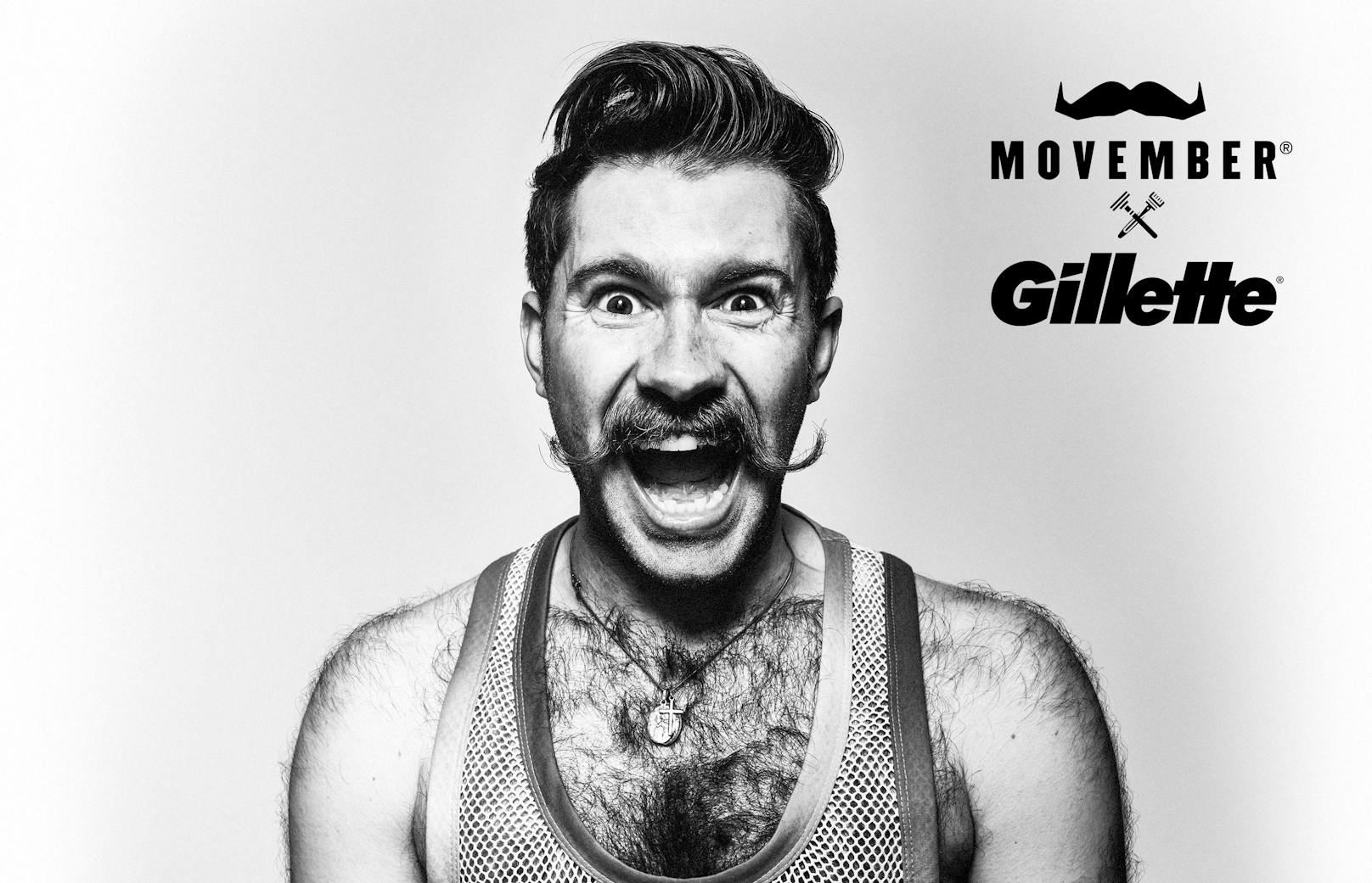 Männergesundheit zum Thema machen #MutZumMo: Gillette ist neuer Partner der Movember-Stiftung.