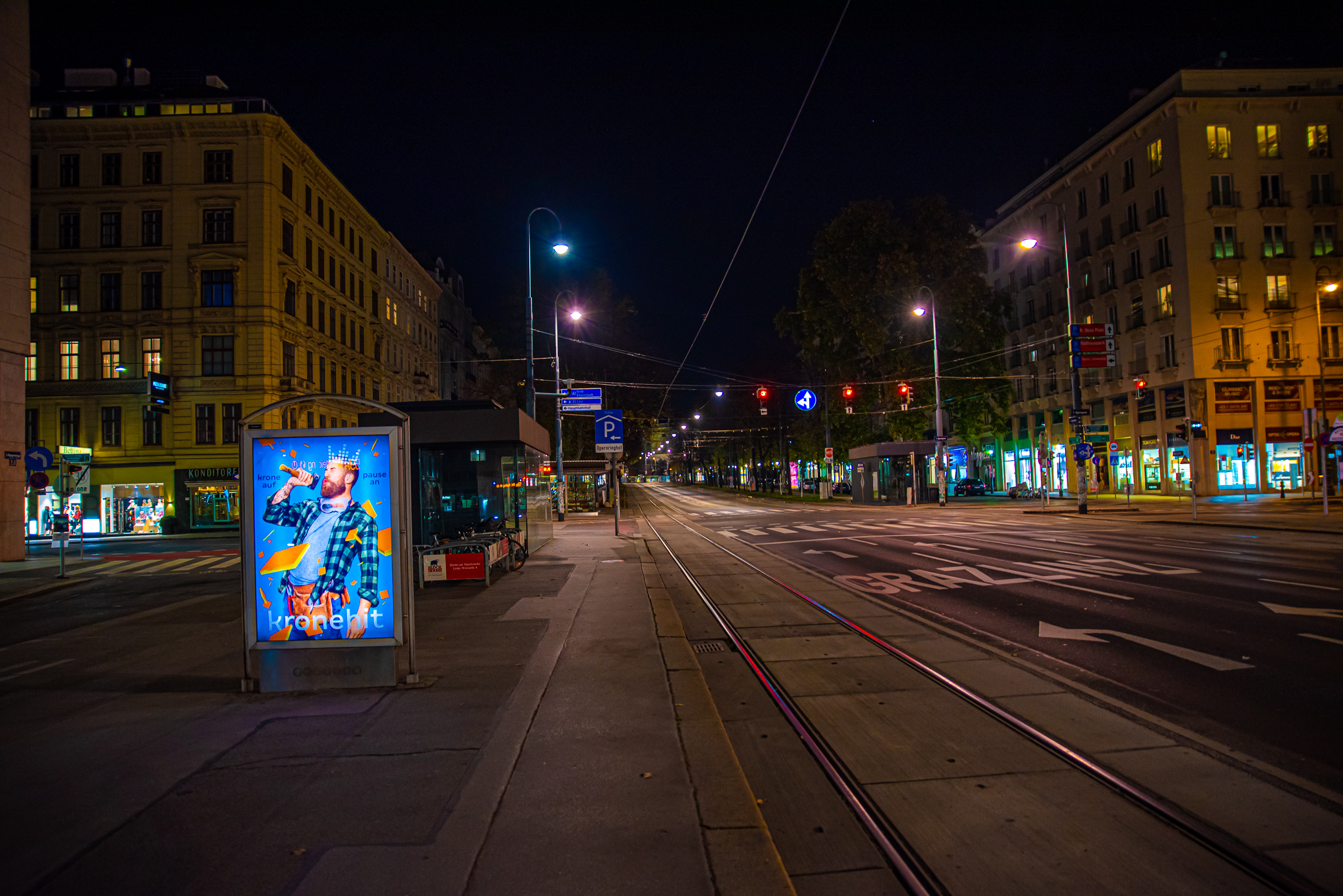 Die Ausgangssperre gilt ab 20 Uhr in Wien.