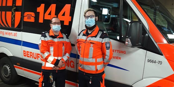Lebensretter Stefan und Michael – wenn es sein muss, auch Geburtshelfer