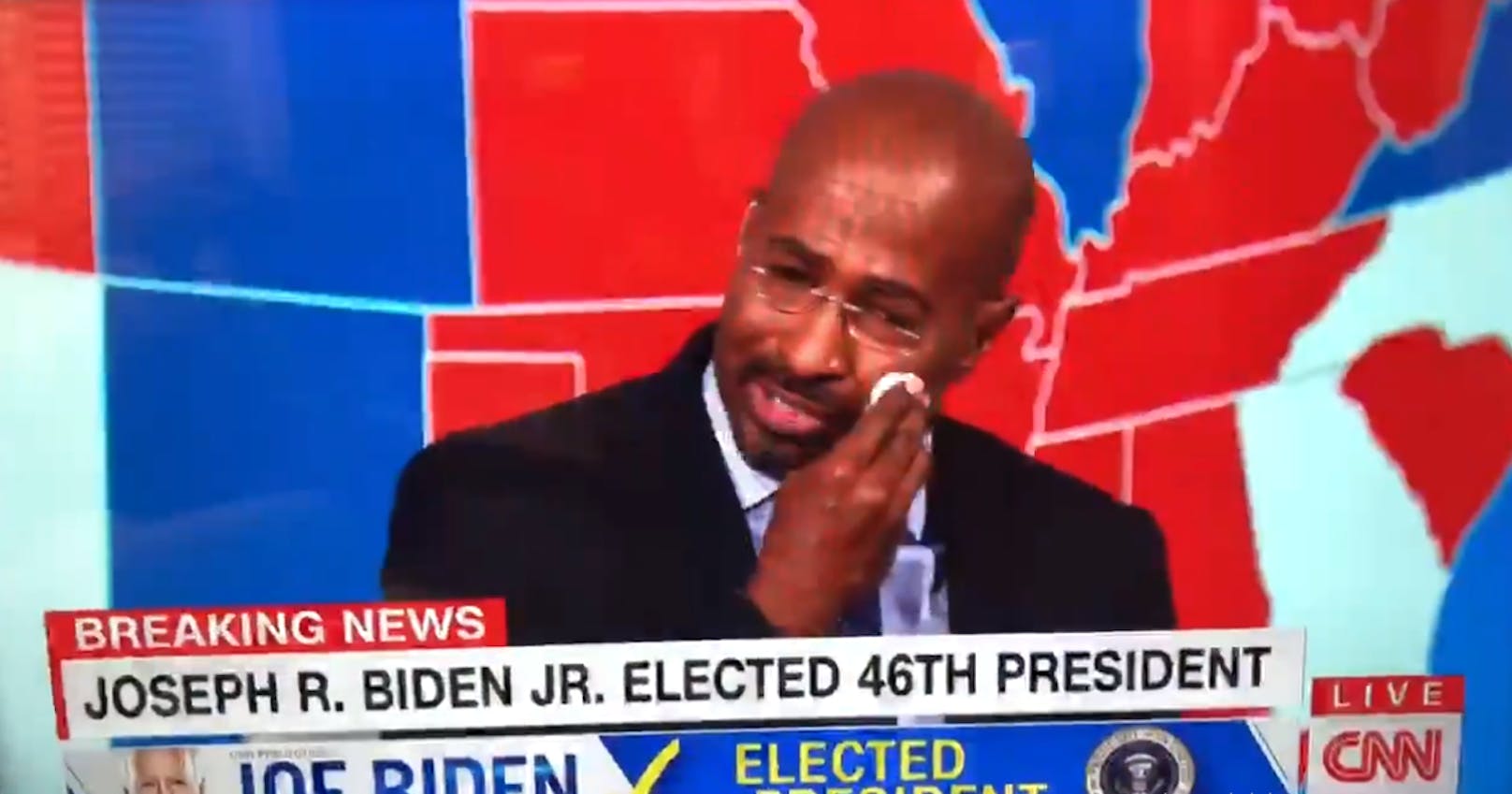 Wegen Trump-Abwahl: TV-Moderator bricht in Tränen aus
