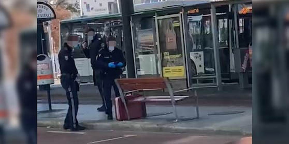 Die Polizei ist vor Ort.