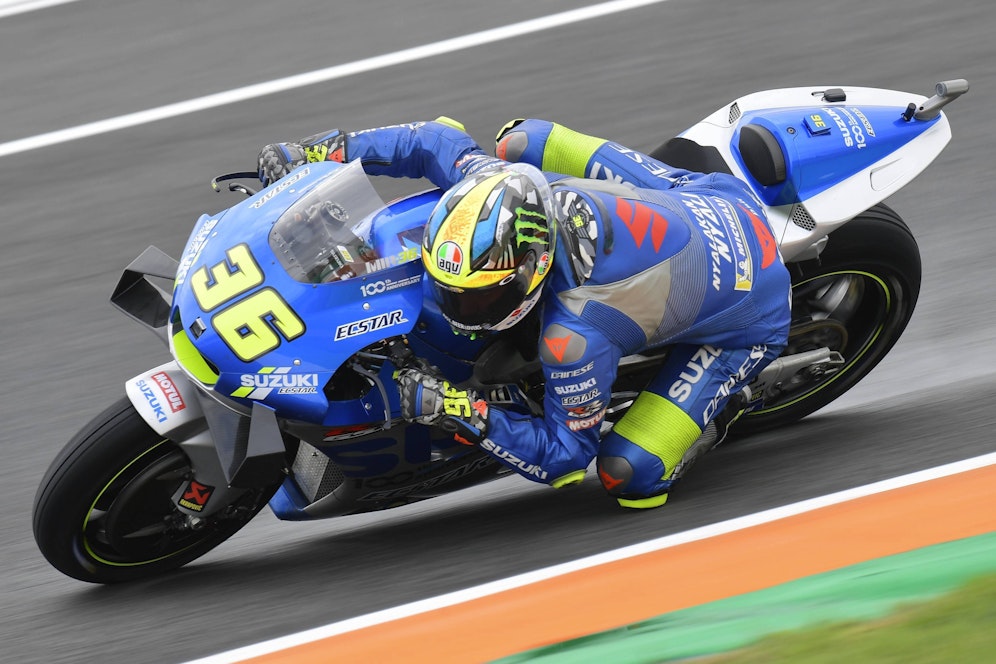 Joan Mir rast in Valencia zum Sieg
