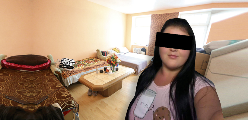 Die Verdächtige. In dieser Wohnung kam es zum blutigen Mord.