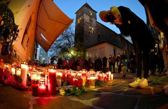 Terror in Wien – Gedenken an die Toten.