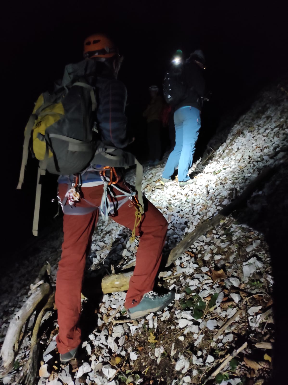 Die Bergrettung Reichenau im Einsatz.