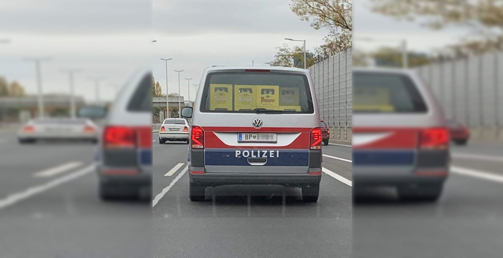 Die Polizeibus wurde in Wien gesichtet.