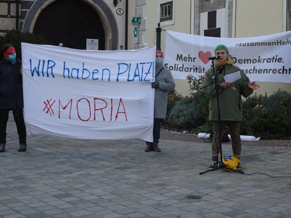 Kundgebung in Mödling