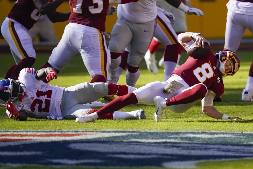 Die üble Verletzung von Washington-Quarterback Kyle Allen