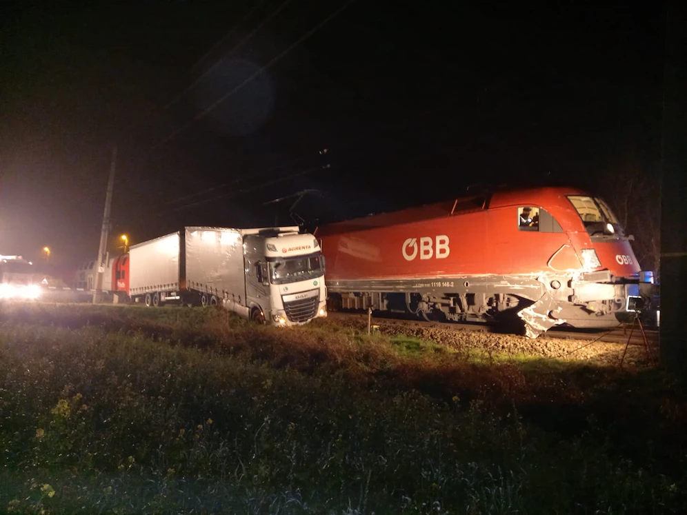 Ein Foto vom Unfall in Sigmundsherberg.