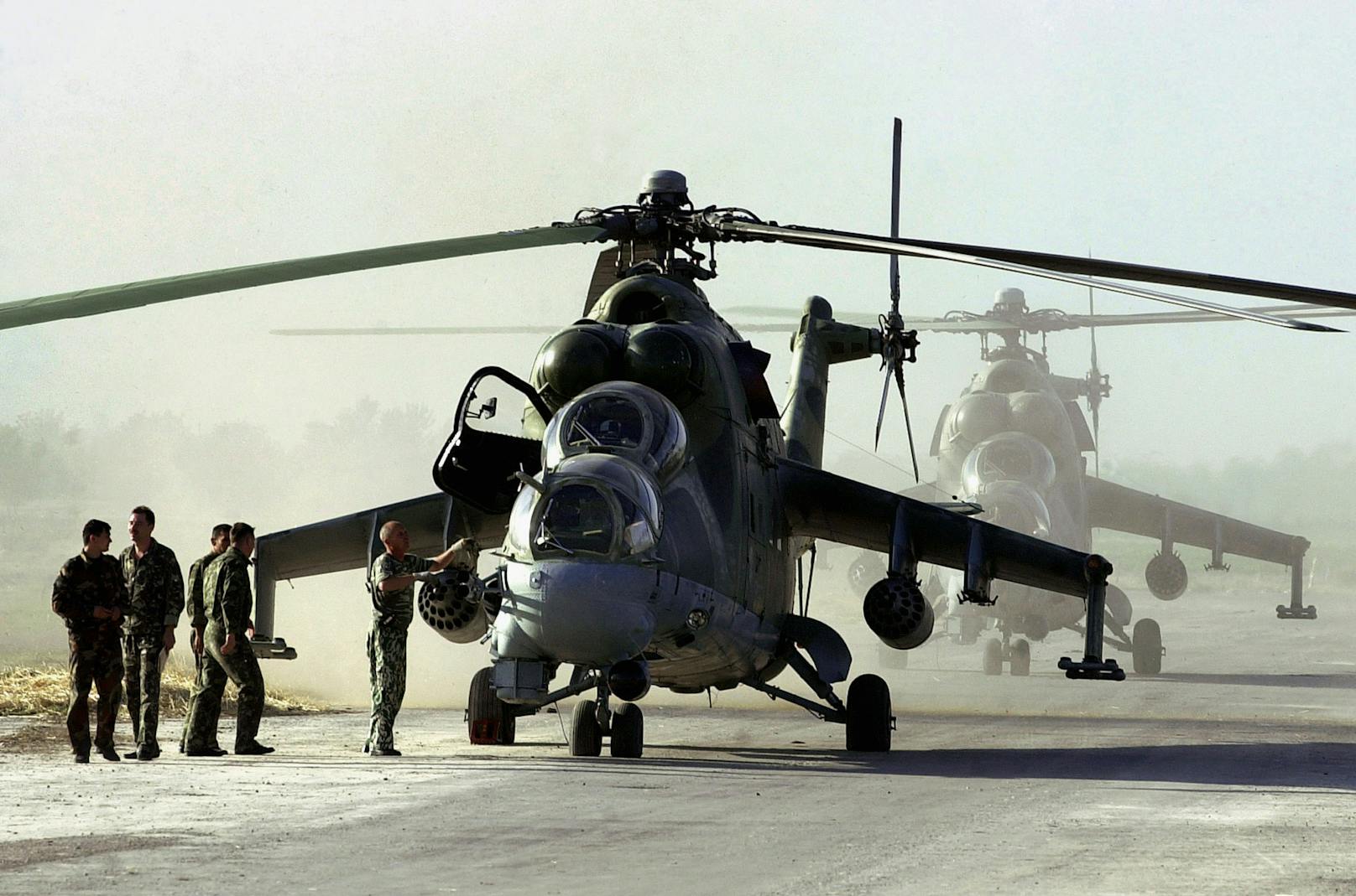 Russischer Militärhelikopter in Armenien abgeschossen
