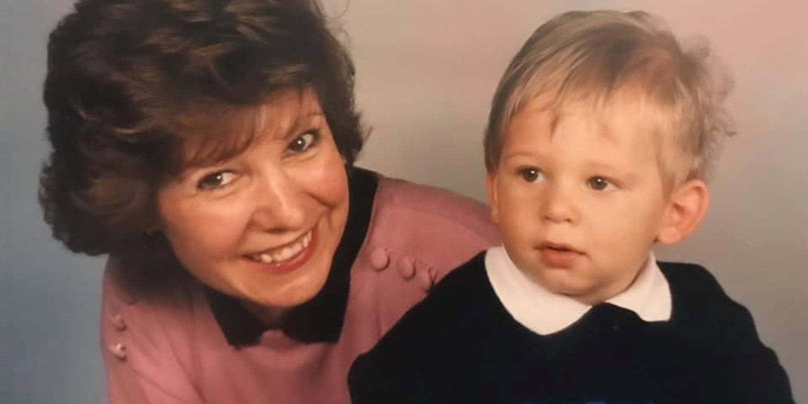Clemens Trischler als Bub mit seiner Mama 