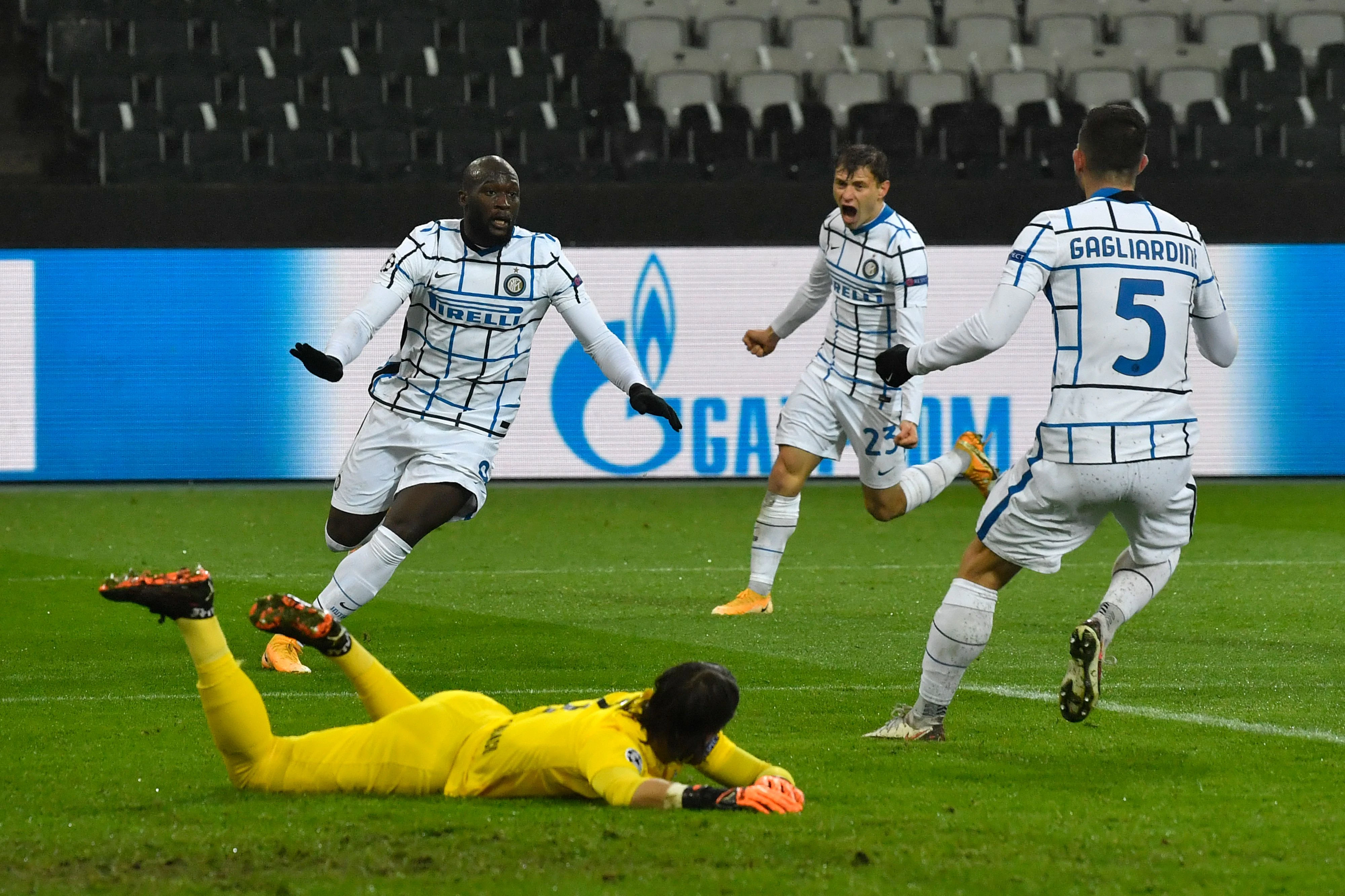 Romelu Lukaku jubelt für Inter