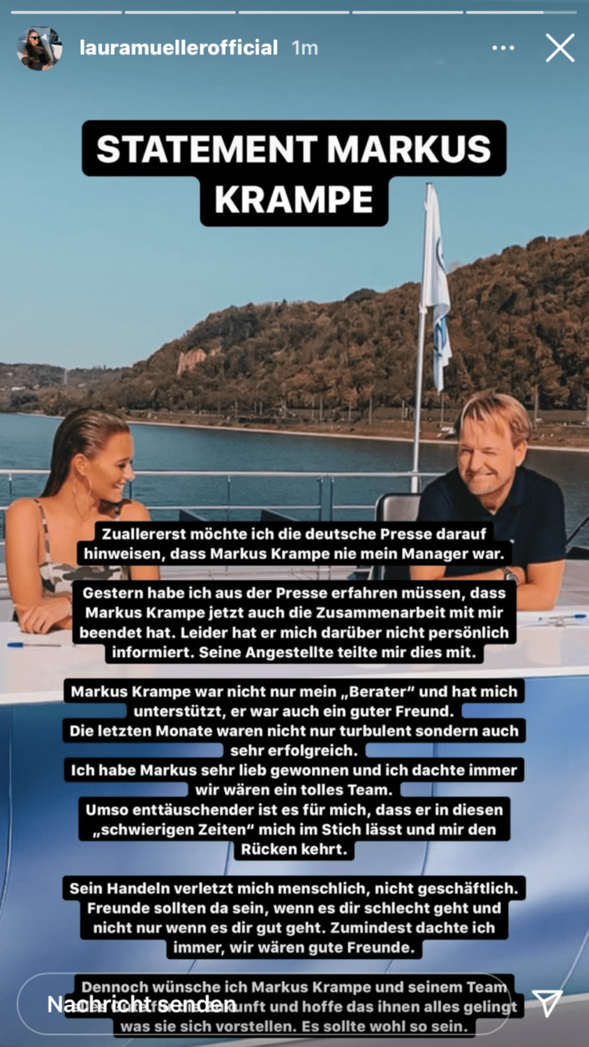 Statement von Laura Müller.