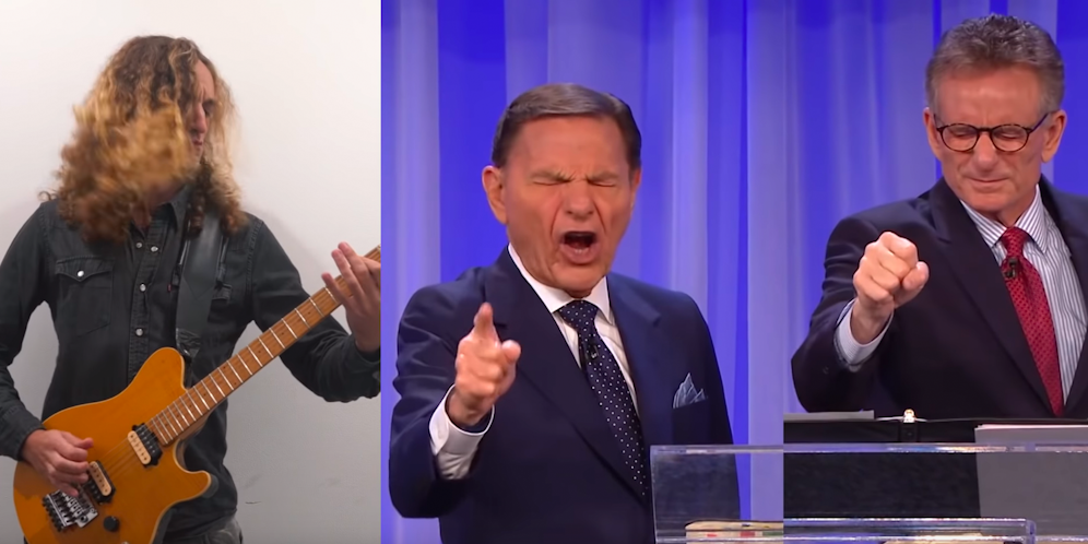 So hast du Kenneth Copeland noch nie predigen gehört.